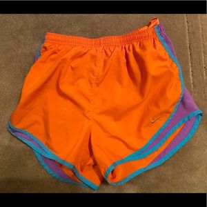 Medium Red Orange Nike Shorts
